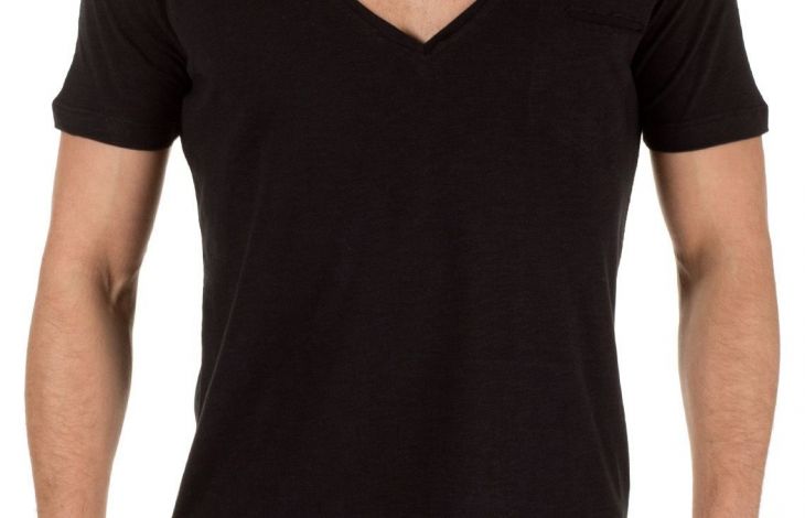 Bei einem T Shirt einen V Ausschnitt machen