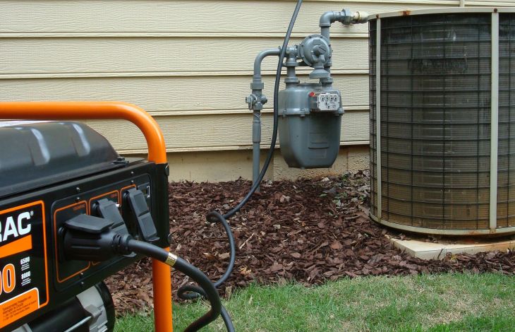 Einen tragbaren Generator an ein Haus anschließ en