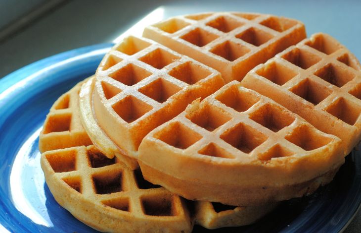 Waffeln backen