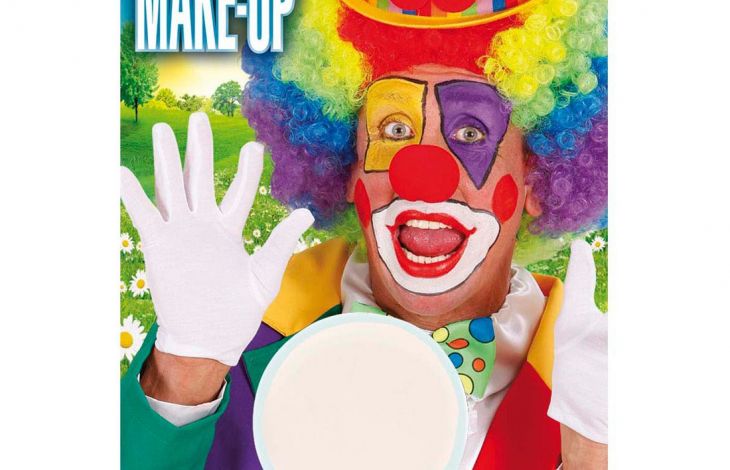 Ein Clownsgesicht malen