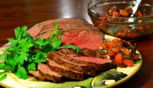Bürgermeister Steak zubereiten