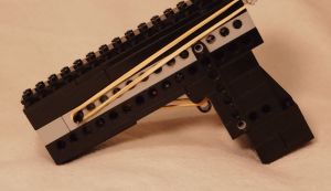 Eine Pistole aus Lego und Gummibändern bauen
